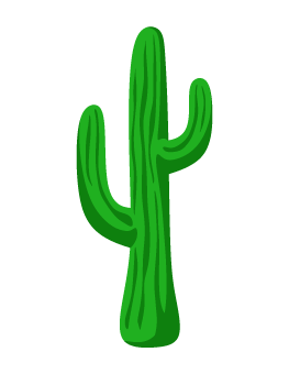 Cactus Photo Booth Prop