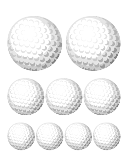 Golf Ball Photo Booth Prop